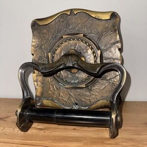 Amerock Vintage Carriage House Toilet Paper Holder Dark Brass Bathroom Fixture